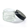 wholesale transparent and amber 1 oz glass jar